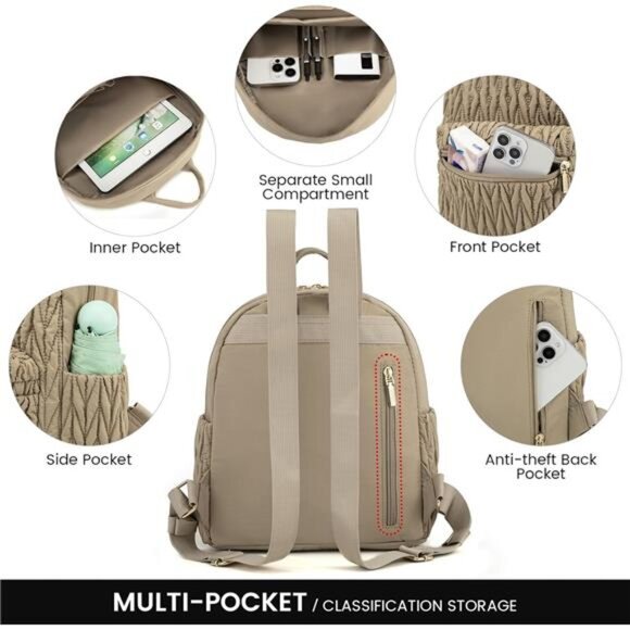Mini Backpack for Women Light Weight Small Waterproof Backpack Purses